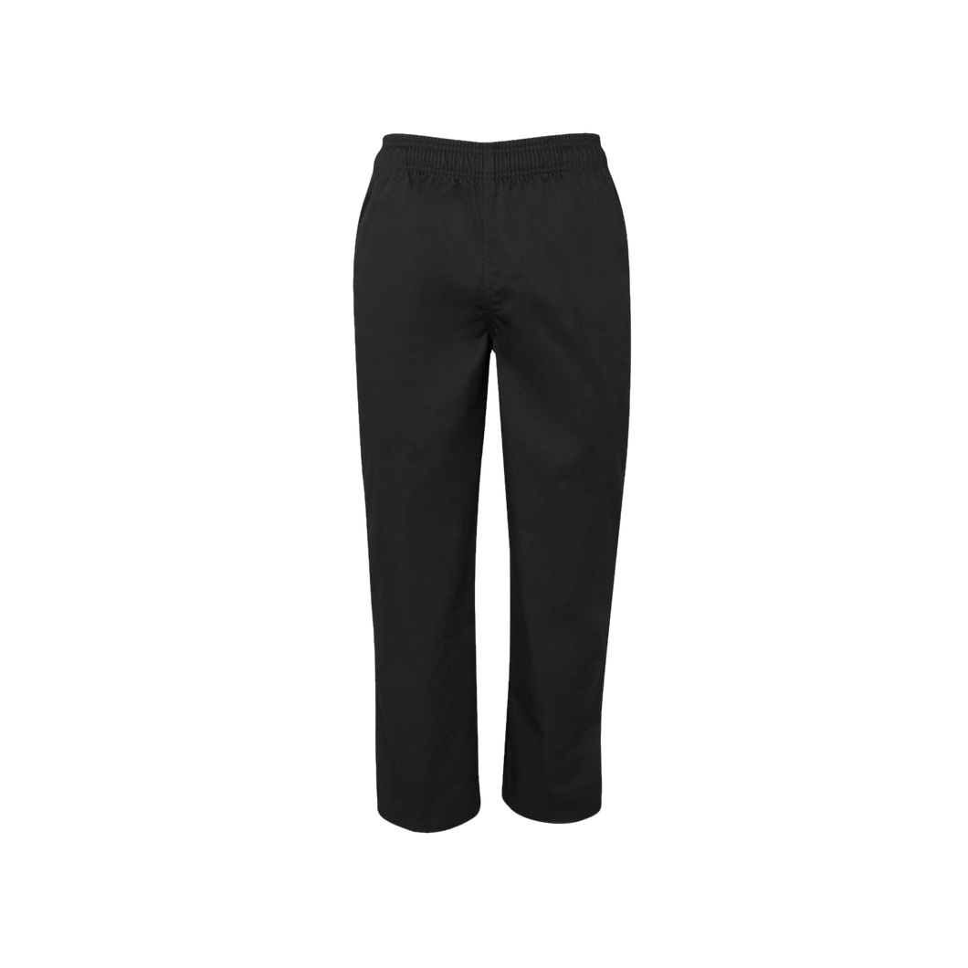 JB's Wear Unisex Elasticated Chefs Pants - Black - Chefwear