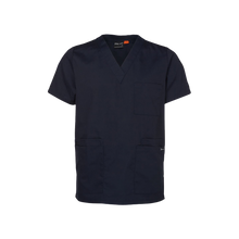 Load image into Gallery viewer, JB&#39;s Wear Unisex Unisex Scrubs Top - Navy - Scrubs
