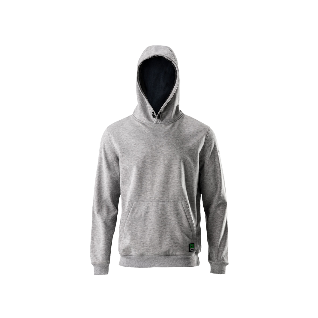 FXD Men's WF-1 Work Fleece Hoodie - Grey Marle - Hoodies/Jumpers