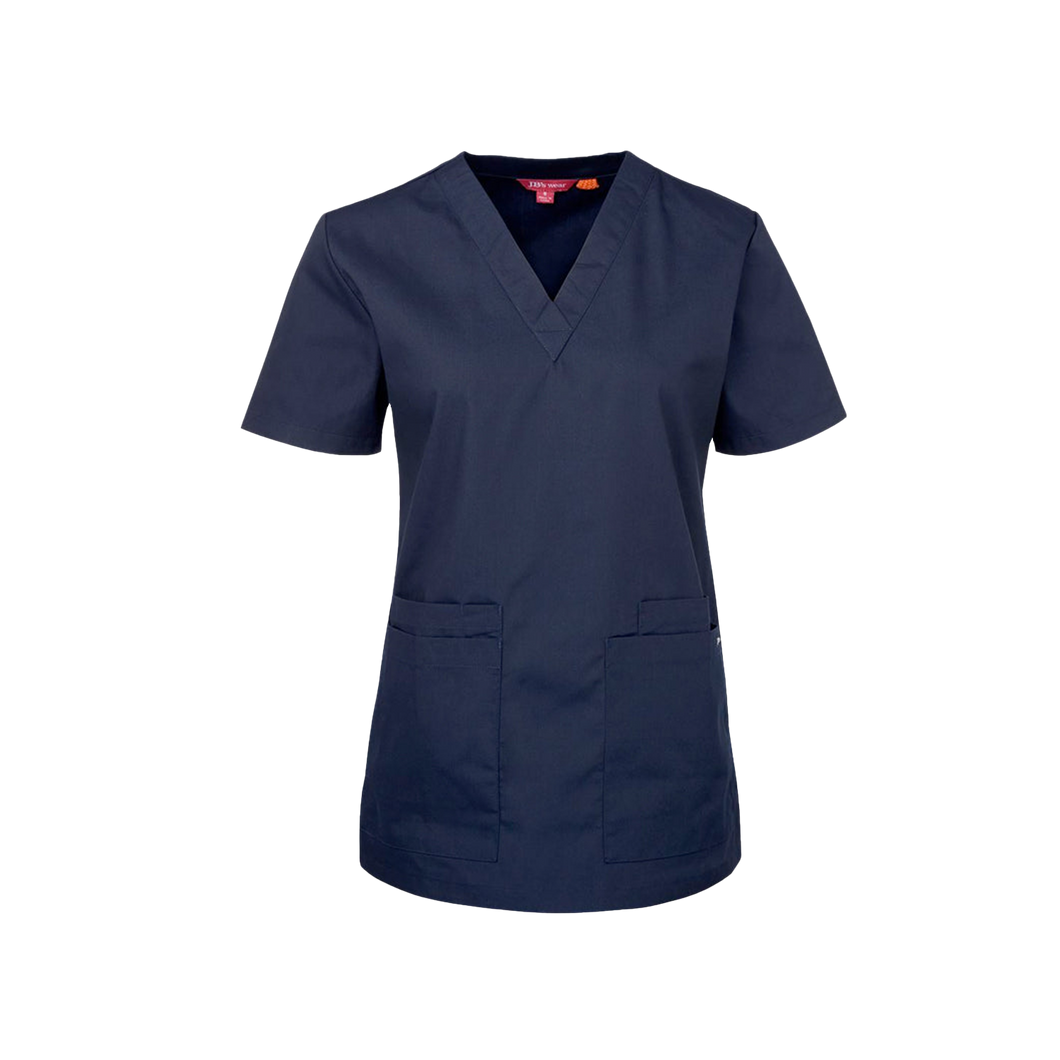 JB's Wear Women's Scrubs Top - Navy - Scrubs