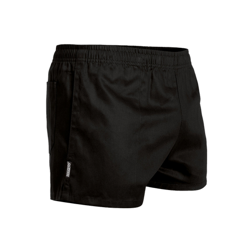 KingGee Men's Original Rugger Cotton Drill Shorts - Black - Shorts