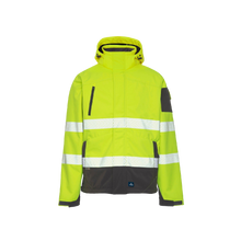 Load image into Gallery viewer, Rainbird Men's Jones Softshell Coat - Yellow/Charcoal - Jackets
