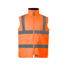 Load image into Gallery viewer, Hi Vis Vests Product made by Rainbird Rainbird Men&#39;s Reversible Utility Vest In Orange Image 1
