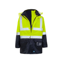 Load image into Gallery viewer, Rainbird Men&#39;s 4-in-1 Utility Jacket &amp; Vest - Yellow/Navy - Jackets
