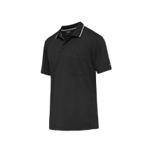 Load image into Gallery viewer, KingGee Men&#39;s Workcool Hyperfreeze Short Sleeve Polo - Black - Polos
