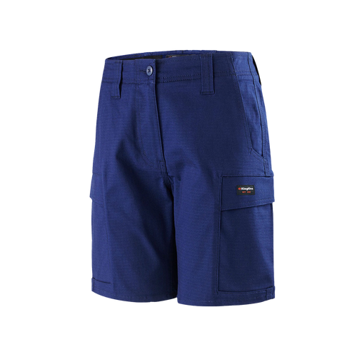 KingGee Women's Workcool Pro Shorts - Navy - Shorts