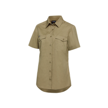 Load image into Gallery viewer, KingGee Women&#39;s Workcool 2 Short Sleeve Shirt - Khaki - Shirts
