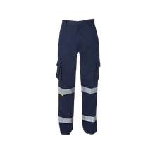 Load image into Gallery viewer, JB&#39;s Wear Men&#39;s Mercerised Multi Pocket Pants with Reflective Tape - Navy - Pants
