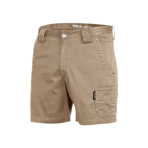 KingGee Men's Tradie Summer Short Shorts - Khaki - Shorts