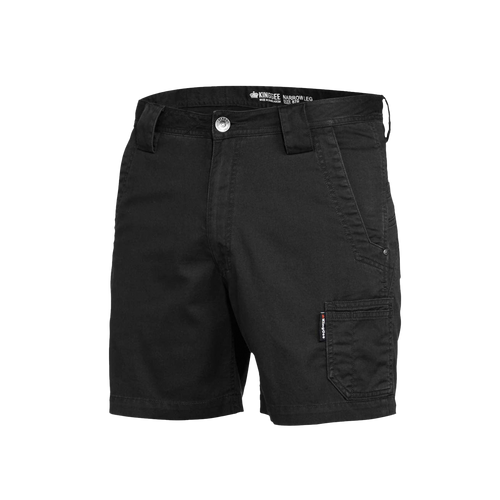 KingGee Men's Tradie Summer Short Shorts - Black - Shorts