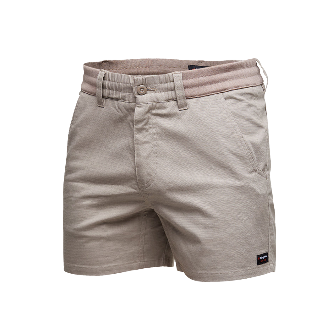 KingGee Men's Comfort Waist Short Shorts - Desert - Shorts