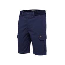 Load image into Gallery viewer, KingGee Men&#39;s Rib Comfort Waist Shorts - Navy - Shorts
