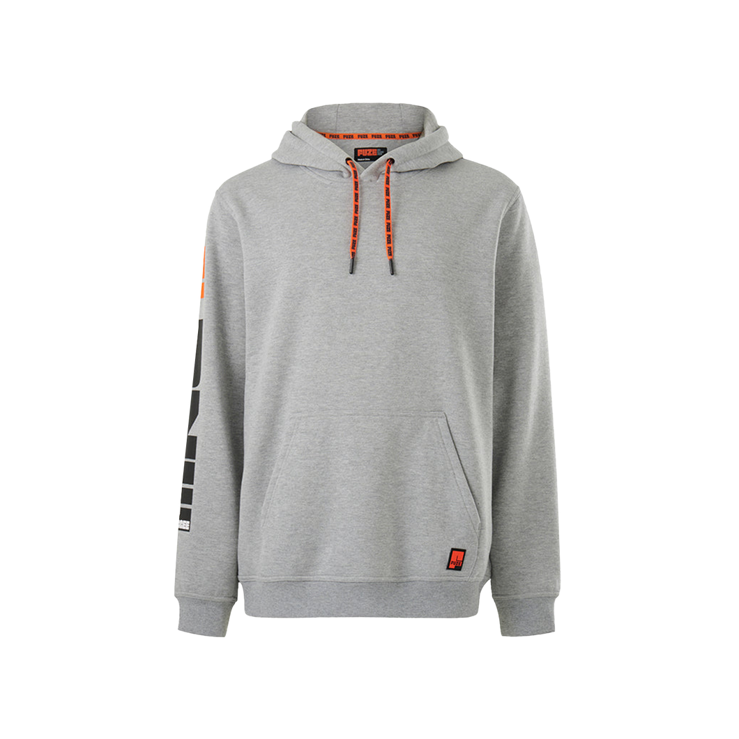 FUZE Men's Hoodie - Grey Marle - Hoodies/Jumpers