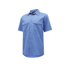 Load image into Gallery viewer, KingGee Men's Workcool 2 Short Sleeve Shirt - Sky - Shirts
