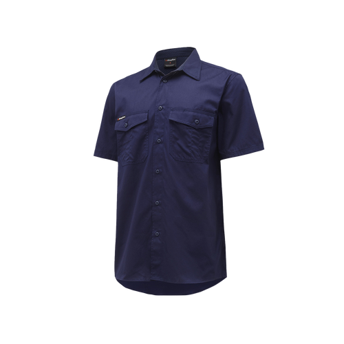 KingGee Men's Workcool 2 Short Sleeve Shirt - Navy - Shirts