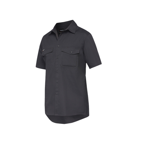 KingGee Men's Workcool 2 Short Sleeve Shirt - Charcoal - Shirts