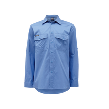 Load image into Gallery viewer, KingGee Men&#39;s Workcool 2 Long Sleeve Shirt - Sky - Shirts
