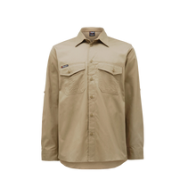 Load image into Gallery viewer, KingGee Men&#39;s Workcool 2 Long Sleeve Shirt - Khaki - Shirts
