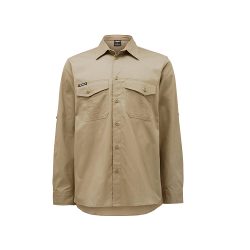 KingGee Men's Workcool 2 Long Sleeve Shirt - Khaki - Shirts