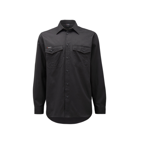 KingGee Men's Workcool 2 Long Sleeve Shirt - Charcoal - Shirts