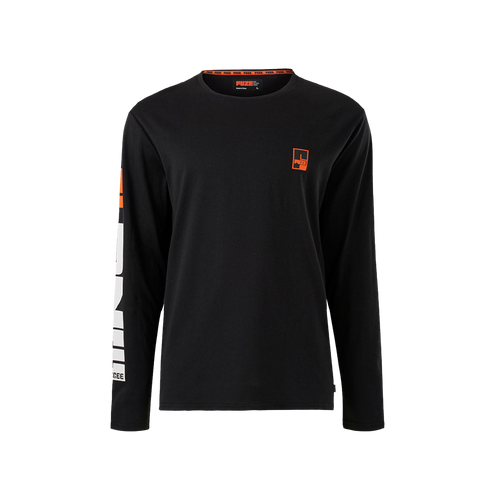 FUZE Men's Long Sleeve T Shirt - Black - Tees