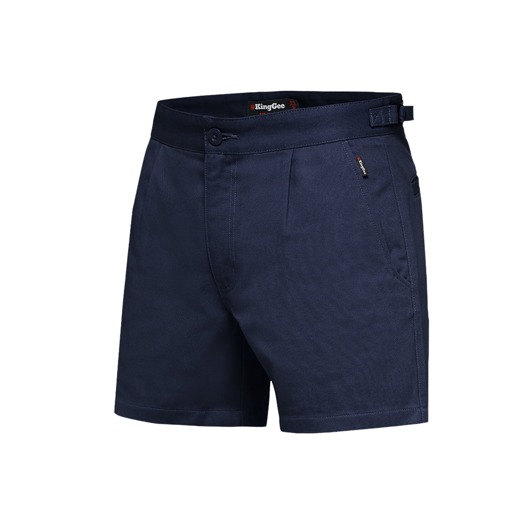 KingGee Men's Drill Utility Shorts - Navy - Shorts