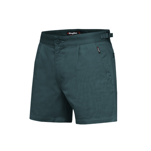 KingGee Men's Drill Utility Shorts - Green - Shorts