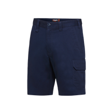 Load image into Gallery viewer, KingGee Men&#39;s Cargo Drill Shorts - Navy - Shorts
