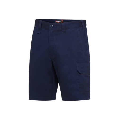 KingGee Men's Cargo Drill Shorts - Navy - Shorts