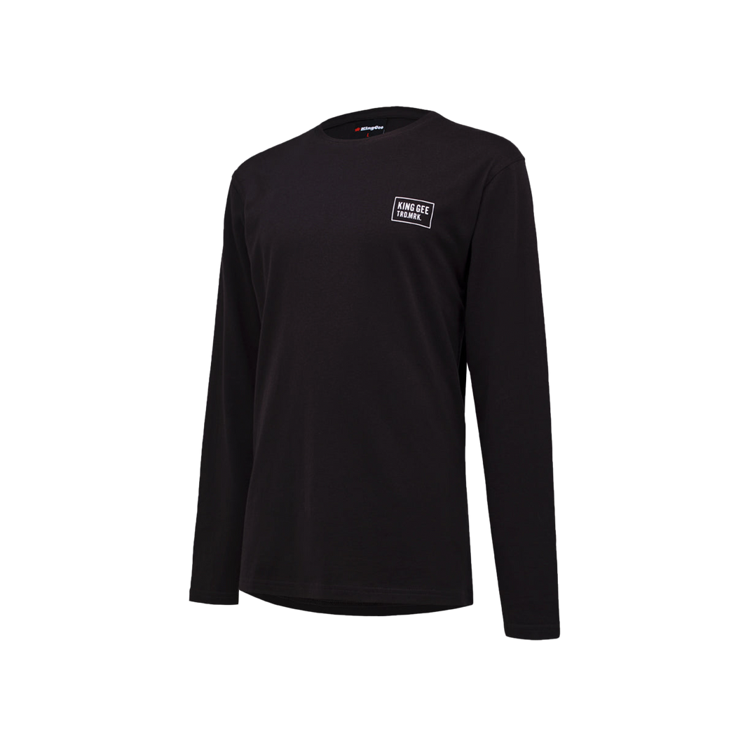 KingGee Men's T Long Sleeve Shirt - Black - Tees