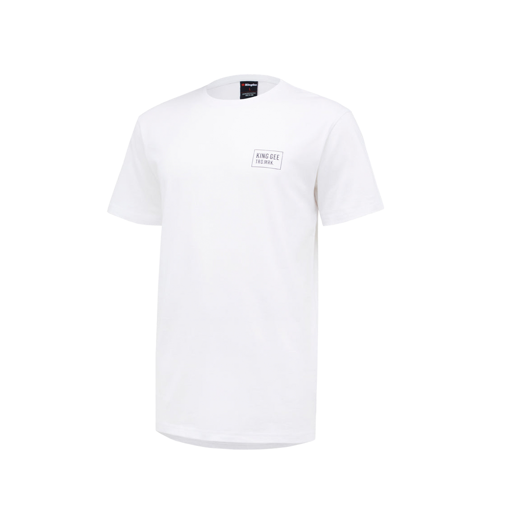 KingGee Men's T Short Sleeve Shirt - White - Tees