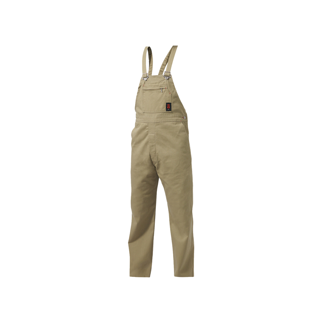 KingGee Men's Bib and Brace Drill Overall - Khaki - Overalls