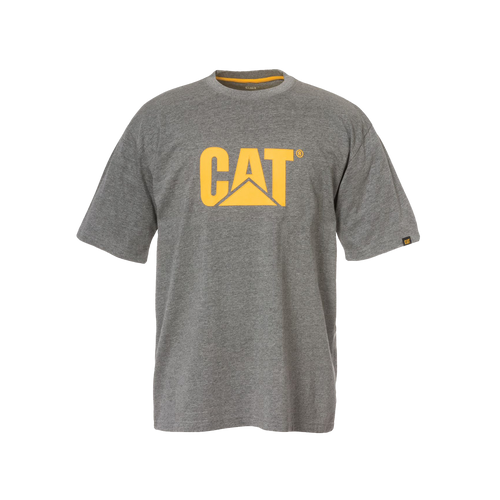 CAT Men's Trademark Logo Tee - Dark Heather Grey - Tees