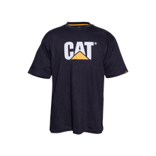 Load image into Gallery viewer, CAT Men&#39;s Trademark Logo Tee - Black - Tees
