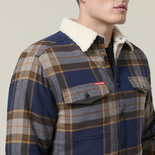 Load image into Gallery viewer, Hard Yakka Men's Heritage Trucker Sherpa Jacket - Woodlands

