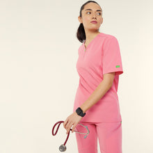Load image into Gallery viewer, NNT Unisex Charles Scrub Top - Pink
