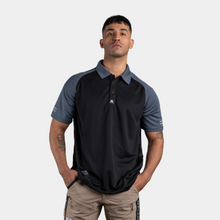 Load image into Gallery viewer, Anthem Men's Hi Flow Performance Polo - Black

