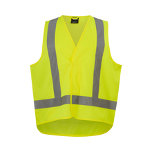 Load image into Gallery viewer, KingGee Men's Originals Hi-Vis H Back Tail Vest - Yellow
