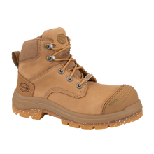 Load image into Gallery viewer, Oliver Women's At 59-450Z Women's 130Mm Zip Sided Boot - Stone
