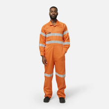 Load image into Gallery viewer, KingGee Men's Originals Hi-Vis Vented Taped Overall - Orange
