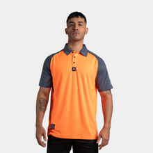 Load image into Gallery viewer, Anthem Men's Hi Flow Performance Polo - Hi-Vis Orange

