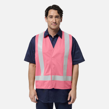 Load image into Gallery viewer, KingGee Men's Originals Hi-Vis H Back Polyester Vest - Pink
