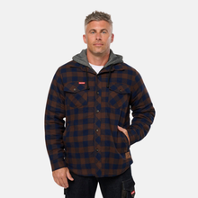 Load image into Gallery viewer, Hard Yakka Men's Quilted Shacket - Dark Oak
