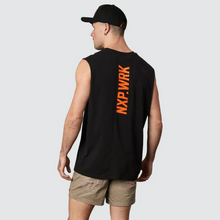 Load image into Gallery viewer, NXP Men's Blueprint Relaxed Muscle Tee - Solid Black
