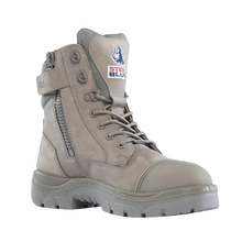 Load image into Gallery viewer, Steel Blue Men's Southern Cross Zip Scuff Ankle Work Boot - Granite
