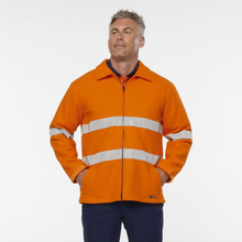 Load image into Gallery viewer, KingGee Men's Originals Hi Vis Taped Bluey Jacket - Orange
