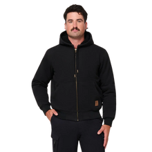 Load image into Gallery viewer, Hard Yakka Men's Canvas Bomber Jacket - Black
