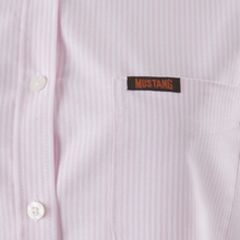 Load image into Gallery viewer, Mustang Women's Formal Shirt - Pink Stripe
