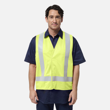 Load image into Gallery viewer, KingGee Men's Originals Hi-Vis H Back Polyester Vest - Yellow

