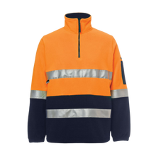 Load image into Gallery viewer, JB's Wear Men's Jb'S Hv (D+N) 1/2 Zip Polar - Orange/Navy
